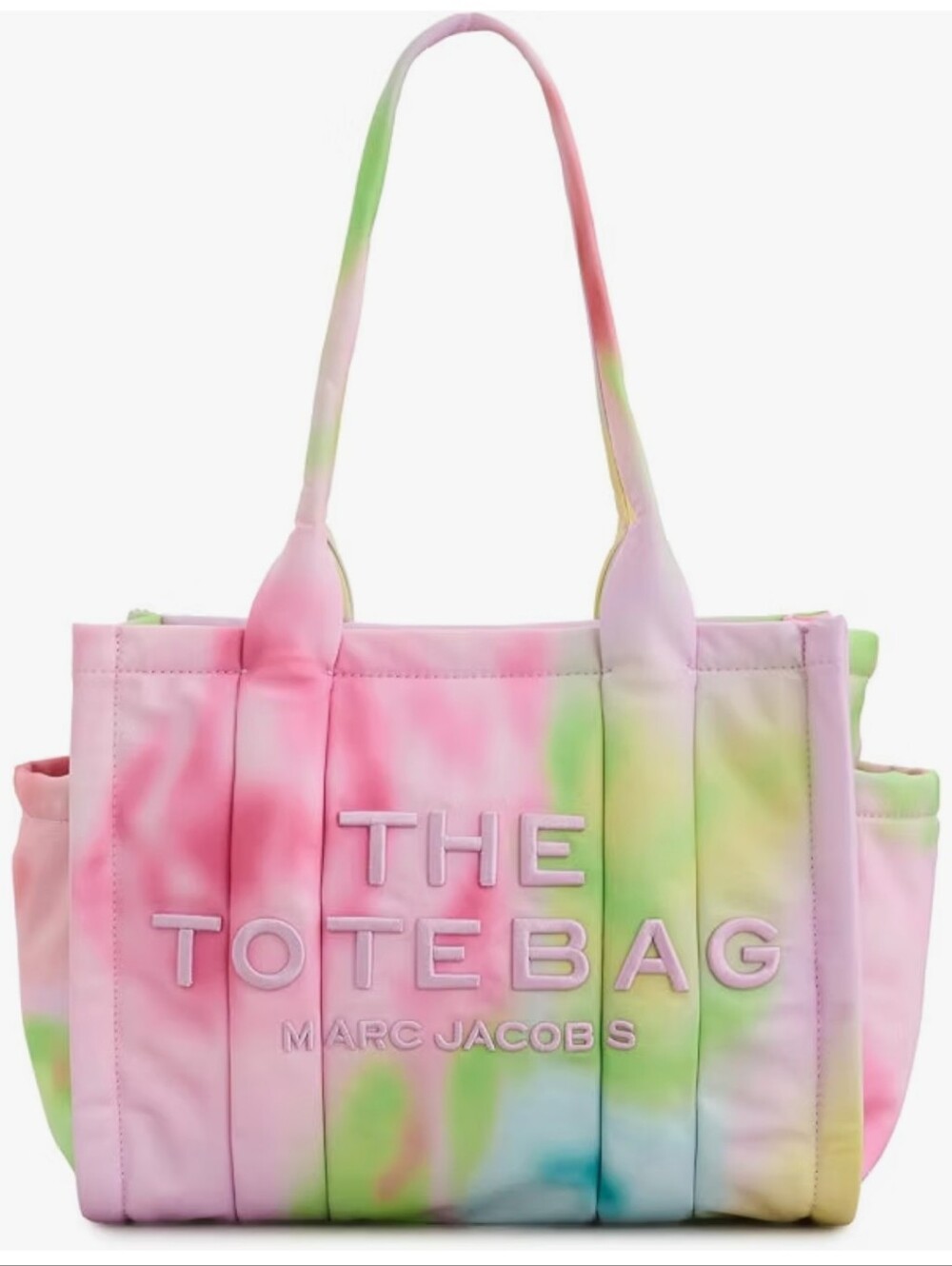Marc Jacobs Tie-Dye Medium Tote in Pink & Green/Bnwt